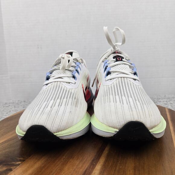 Nike Womens 8.5 Air Winflo 9 Confetti White Pink Black Gym Road Running Shoe - Picture 4 of 12